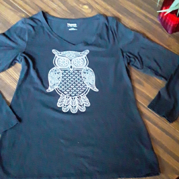 Long Sleeve Owl Tee - Picture 2 of 4